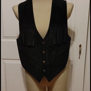 💰Vintage Quarters Leather Vest